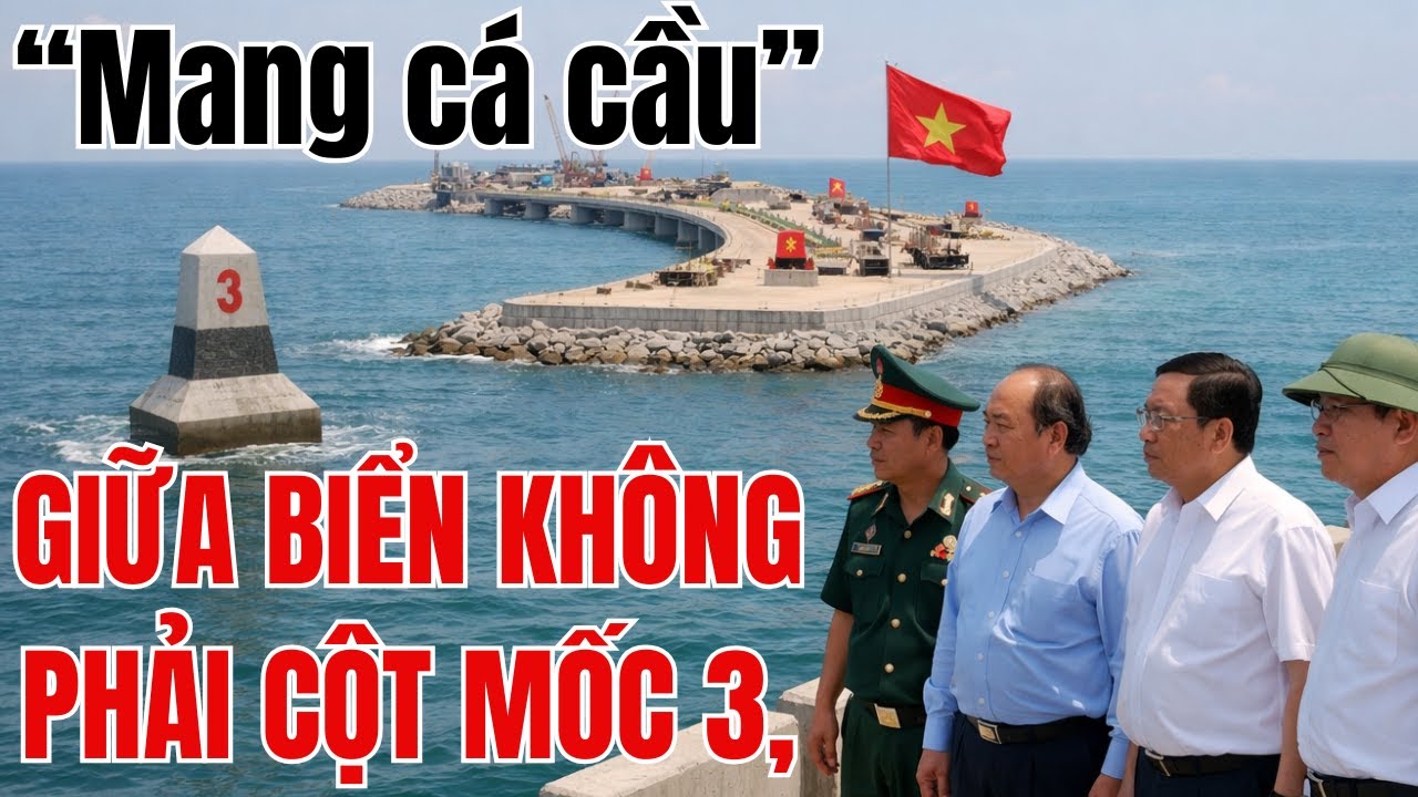 sốc: “Mang cá cầu” giữa biển không phải cột mốc 3, vị trí thật nằm xa hơn 500m