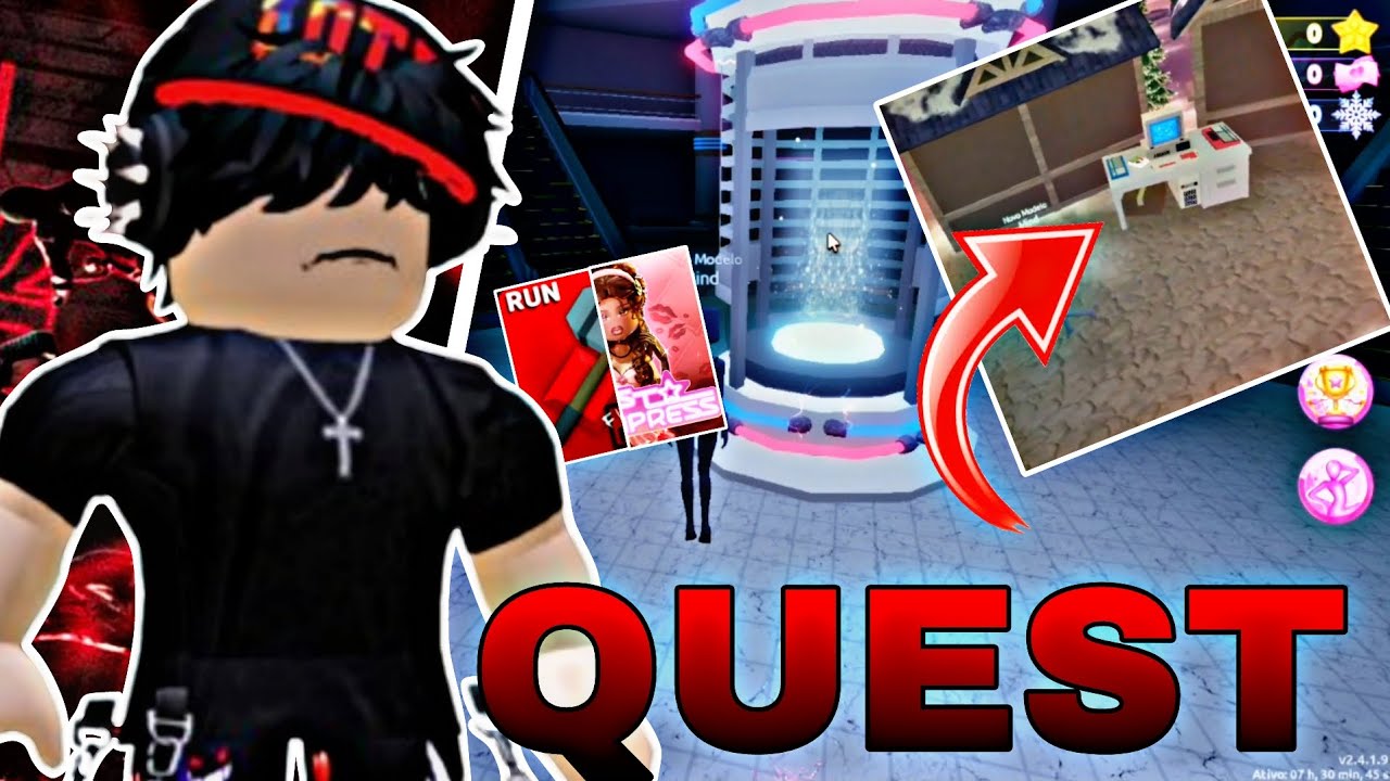 COMO FAZER A QUEST DO DRESS X FLEE + PARTIDA DE FERA!! 🔥 (Flee the facility)