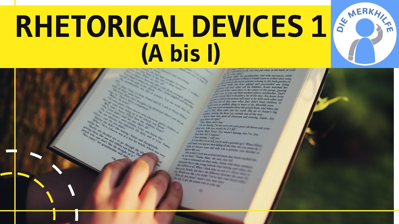 Rhetorical devices 1 (A to I) - English rhetorical devices - definition, example & effect