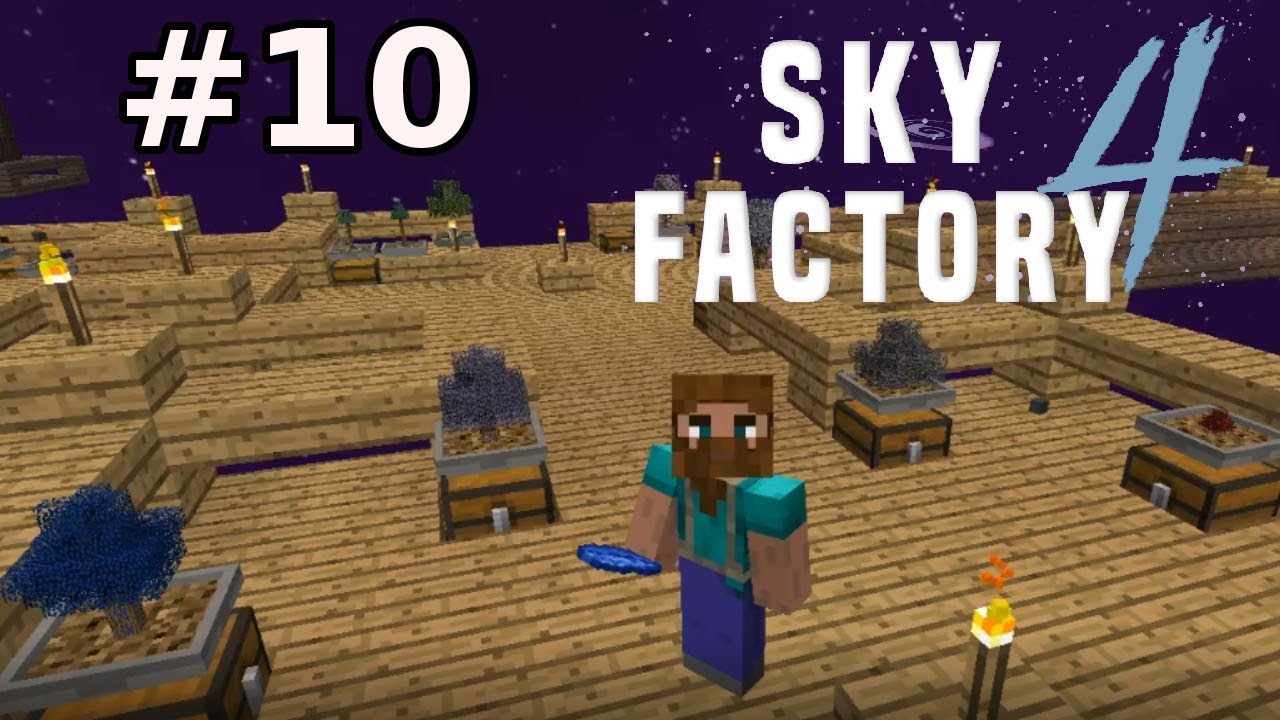 Lapis-, Lead- und Redstone-Baum - Minecraft Sky Factory 4 - #10 - DerHisho - Deutsch