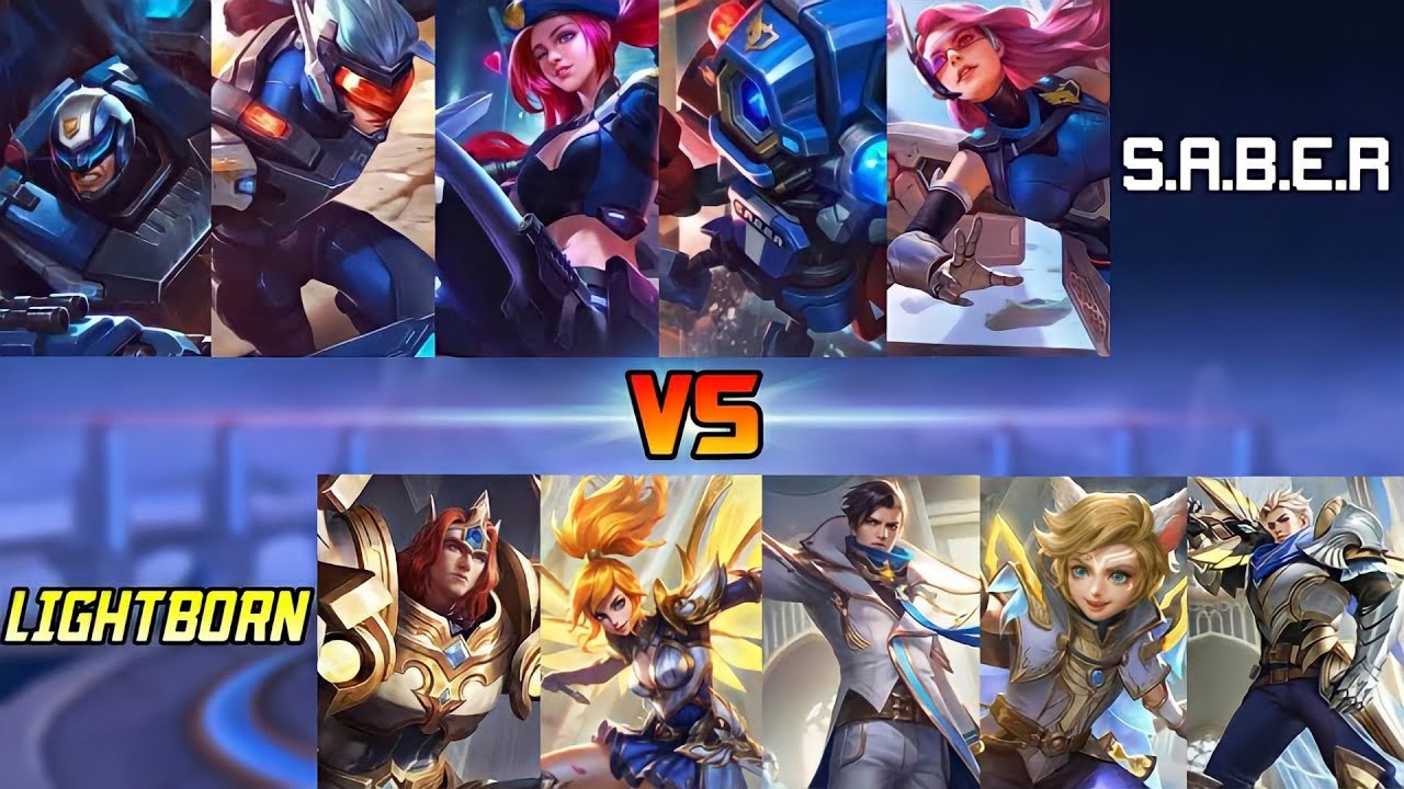 MOBILE LEGENDS S.A.B.E.R VS LIGHTBORN | MOBILE LEGENDS SABER VS LIGHTBORN 1 VS 1 FIGHT
