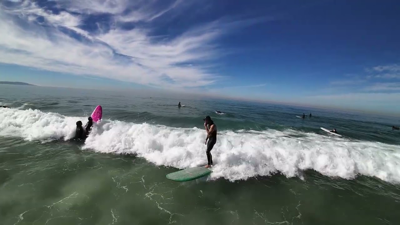 02/28/26 09:35 - 11:03 Tourmaline Surf Park Pacific Beach San Diego Surfing Raw Unedited ASMR 4k