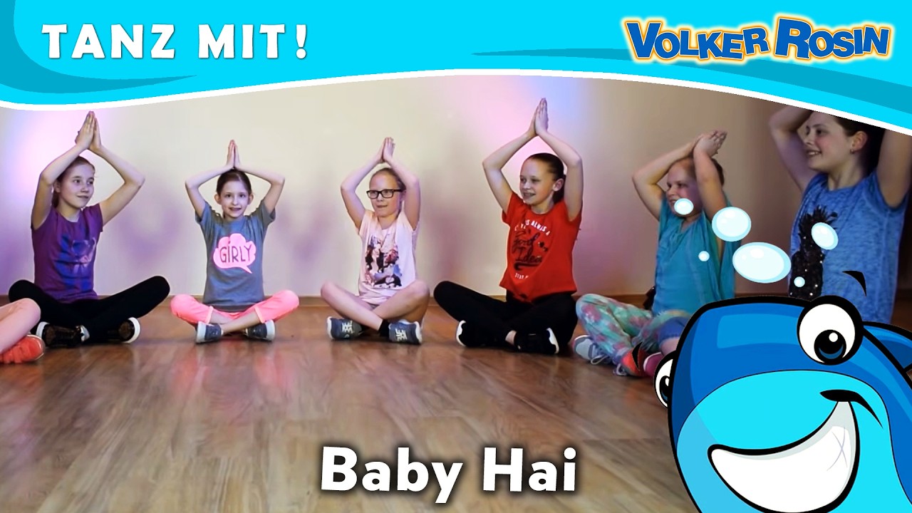 Volker Rosin - Baby Hai | Kinder Sitz Choreo zum Mitmachen | 3 - 5 Jahre