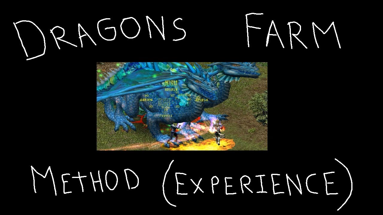 Dragons farming method (for lvl up 25-216) - Sacred gold
