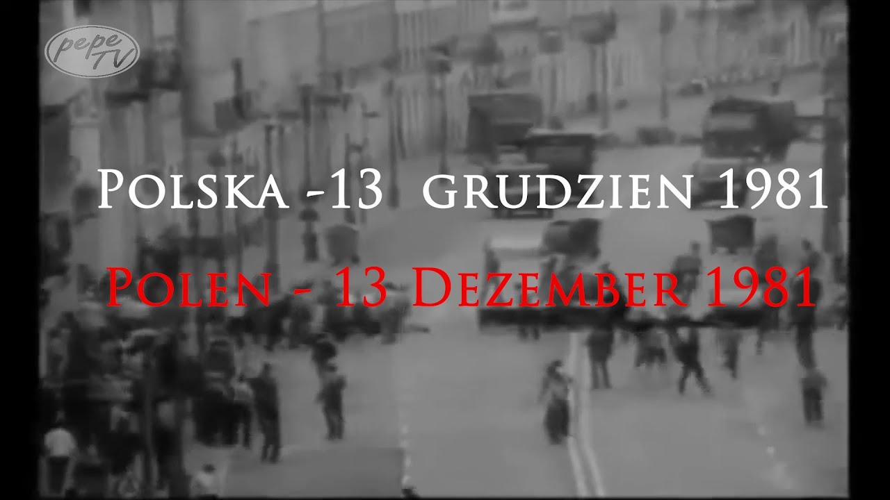 Polska -13  grudzień 1981 - Polen - 13 Dezember 1981