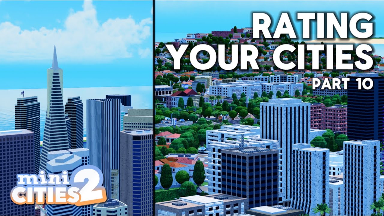 Rating YOUR Crazy Cities #10 | Mini Cities 2 Roblox