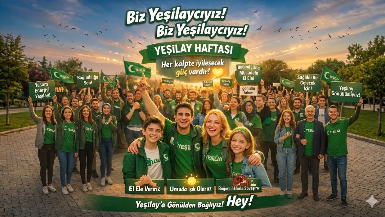 💚 BİZ YEŞİLAYCIYIZ #yeşilayhaftası HER KALPTE İYİLEŞECEK GÜÇ VARDIR💚 #çocukşarkıları 
