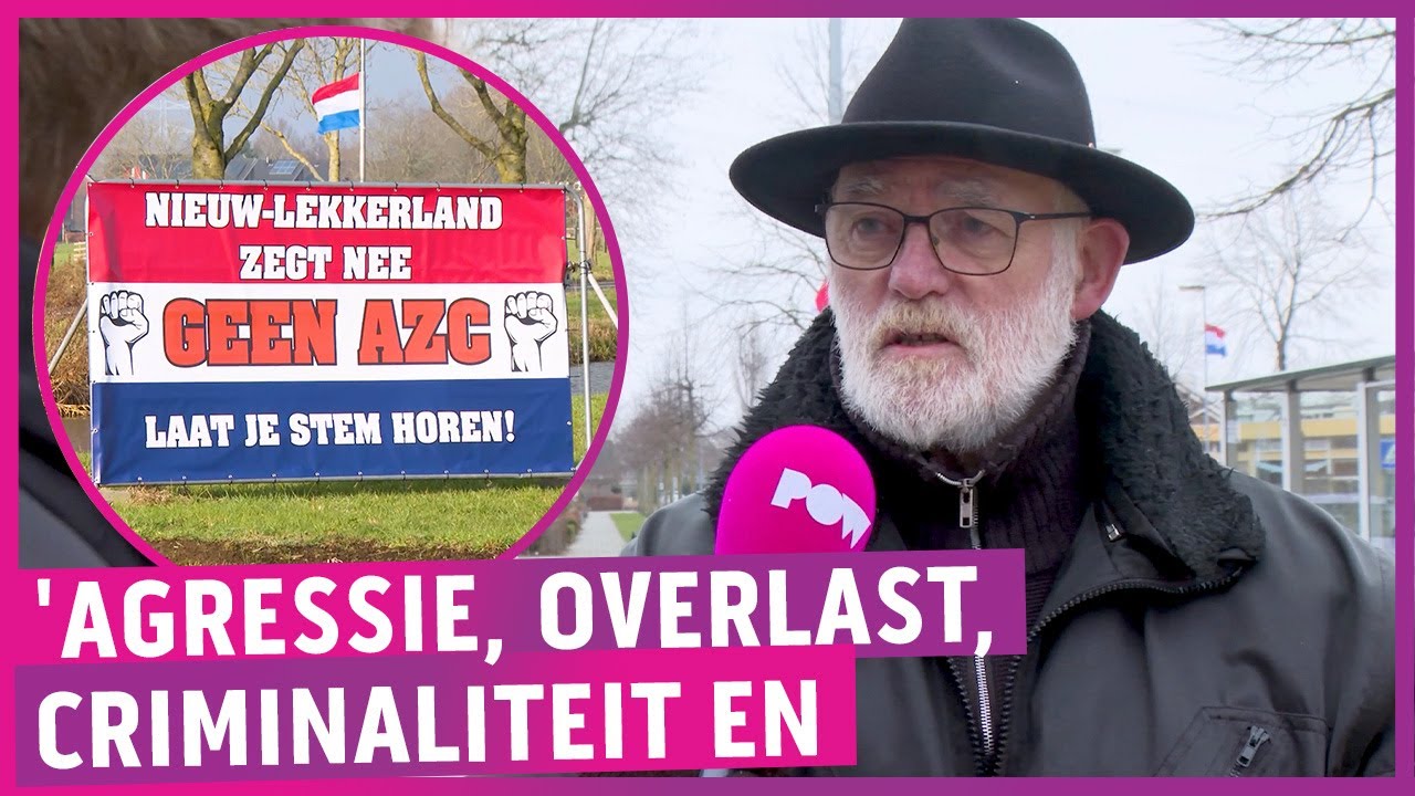 150 Nederlandse vlaggen in Nieuw-Lekkerland tegen komst azc!