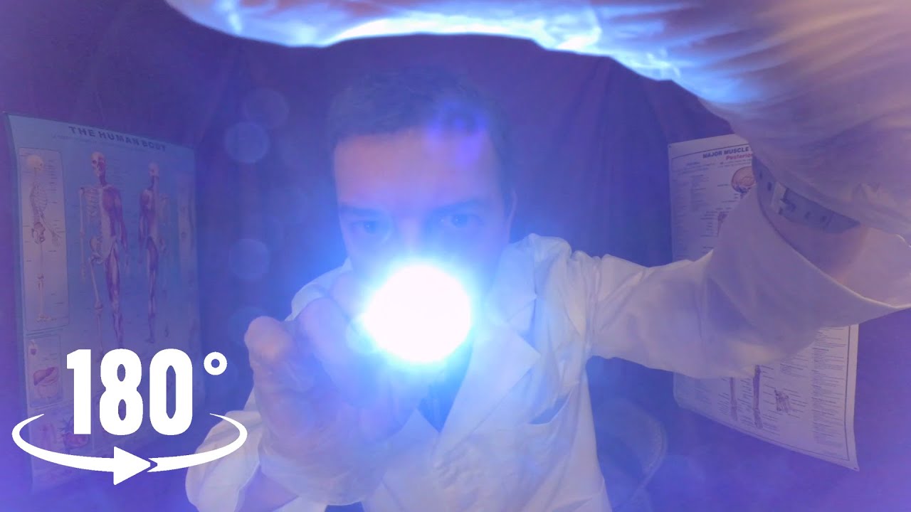 ASMR VR180 | Professional 🥼 Annual Eye Exam 👁 *BRIGHT LIGHT*