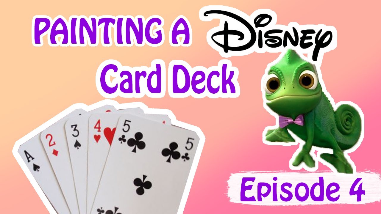 Painting a Disney Card Deck TANGLES | Episode 4