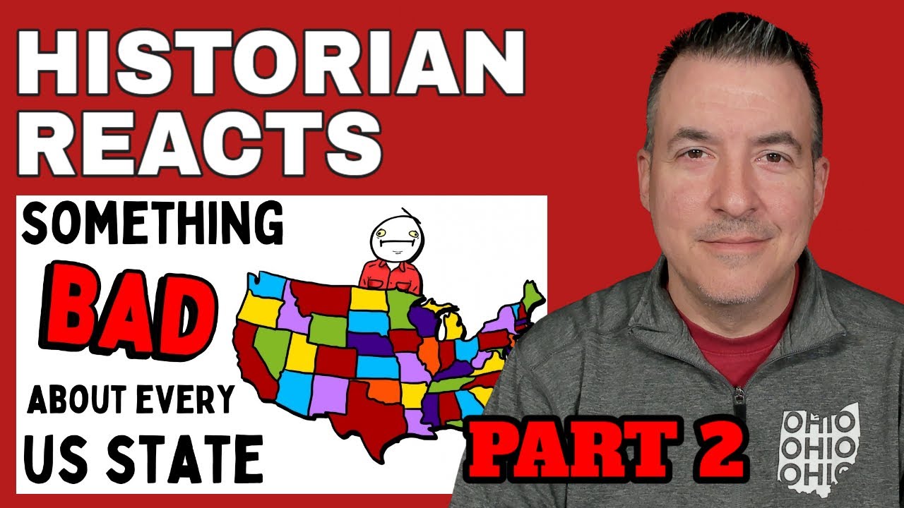 Something Bad About Every US State's History Explained p2 - Chat History Reaction