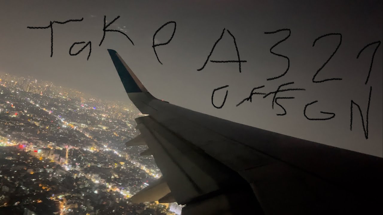 Vietnam Airlines Airbus A321-200 VN-A609 Pushback, Engine Startup, Taxi & Take Off At Tan Son Nhat