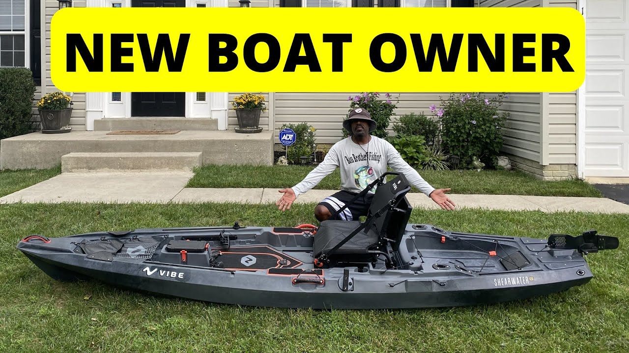 I BOUGHT A NEW BOAT!!!  NEWLY RELEASED VIBE SHEARWATER 125 FISHING KAYAK 2020