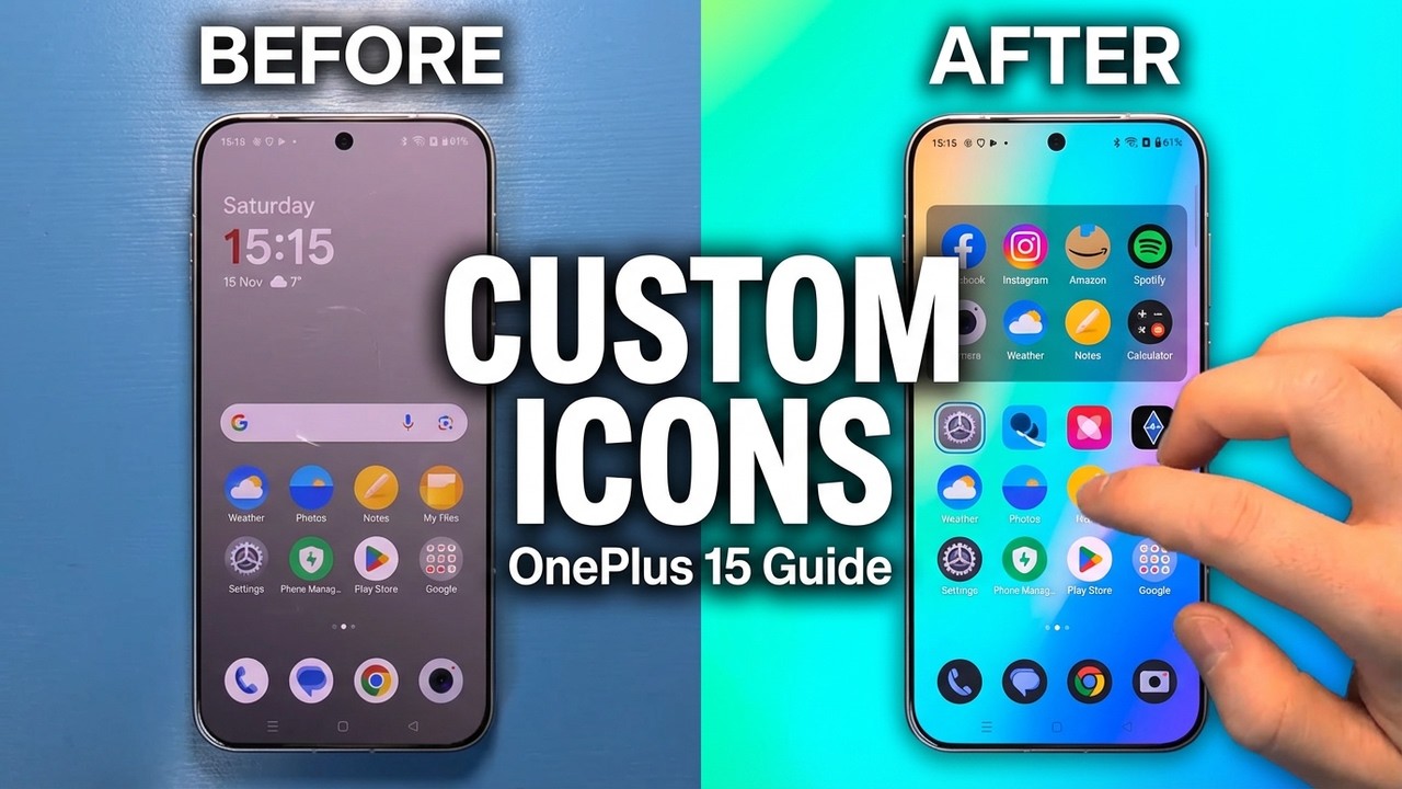 OnePlus 15 - How to Customize App Icons