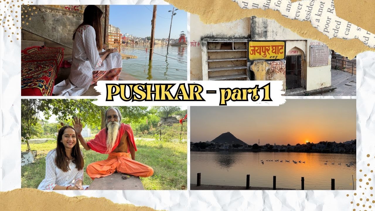 PUSHKAR VLOG & THINGS TO DO | Brahma Aarti, Aloo Baba, Vegan Food