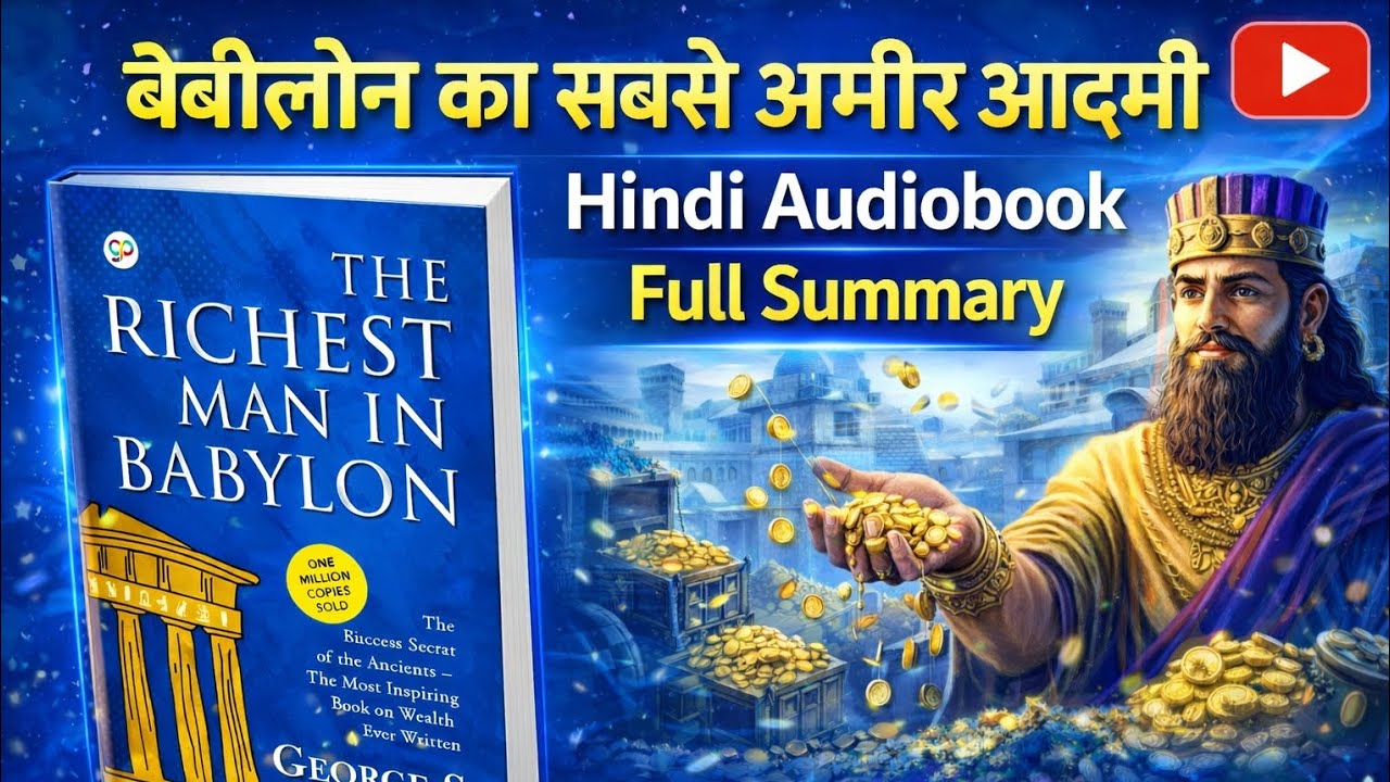The Richest Man in Babylon Hindi Summary | 7 Rules to Become Rich | Financial Freedom Guide