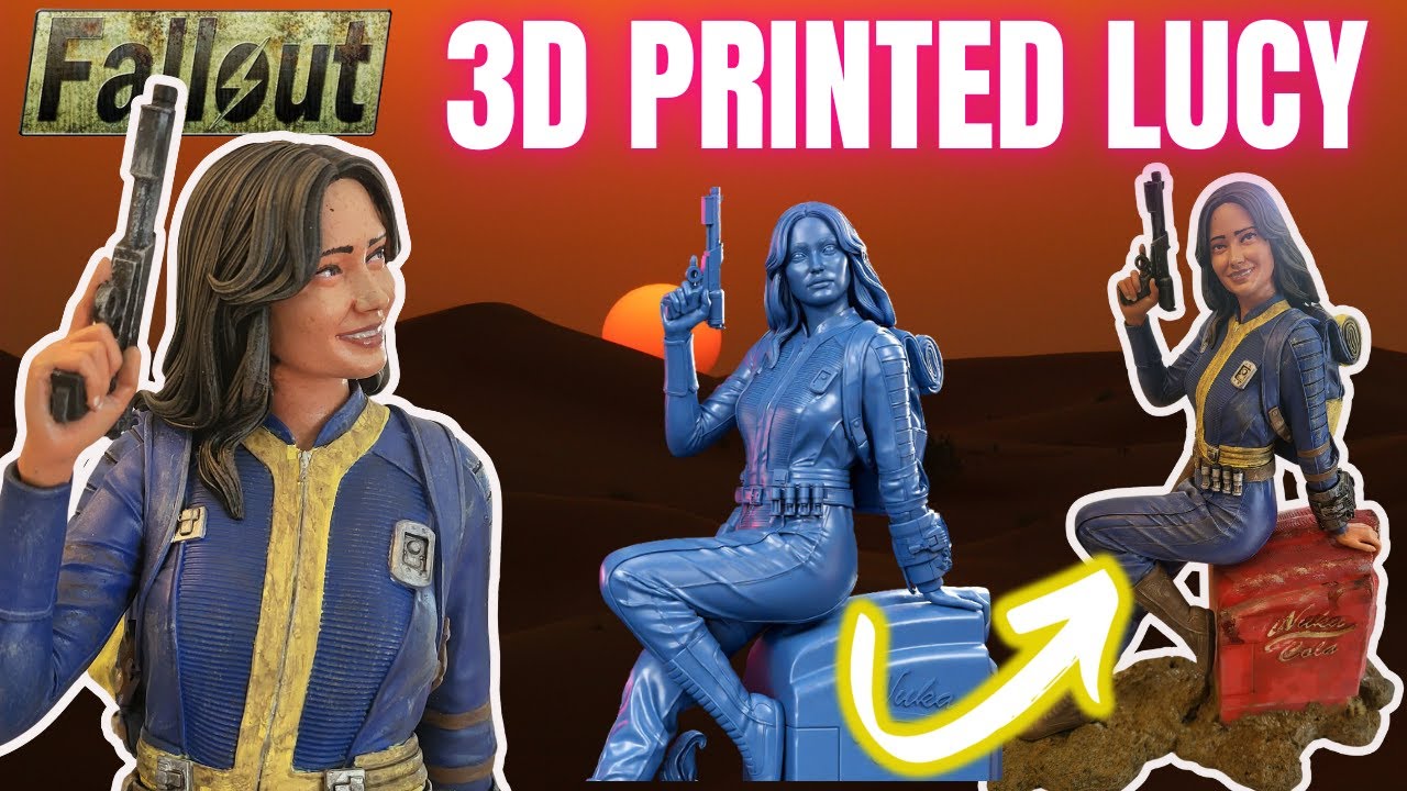3D Print & Paint Lucy From Fallout TV Show & Game