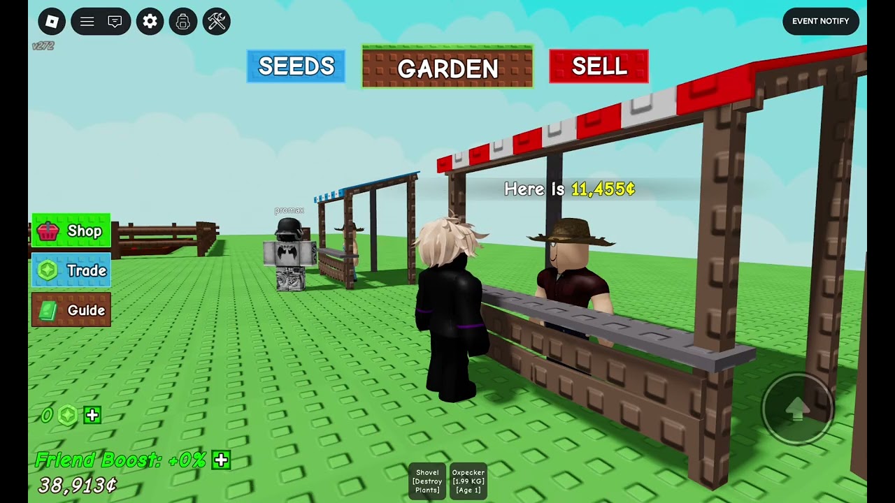 Grow a garden noob to pro episode 1(series)