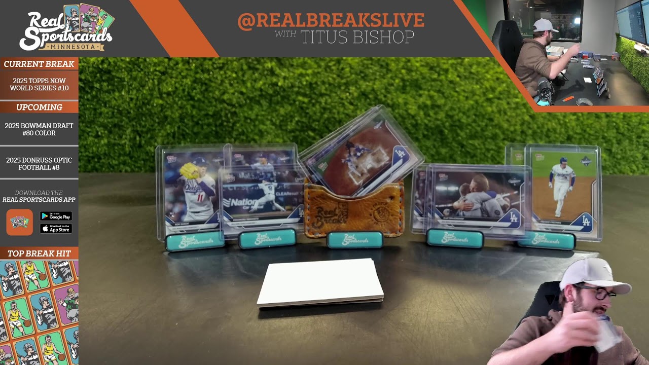 2025 Topps Now World Series Champions Team Set #10 Random Player (1/27/26)