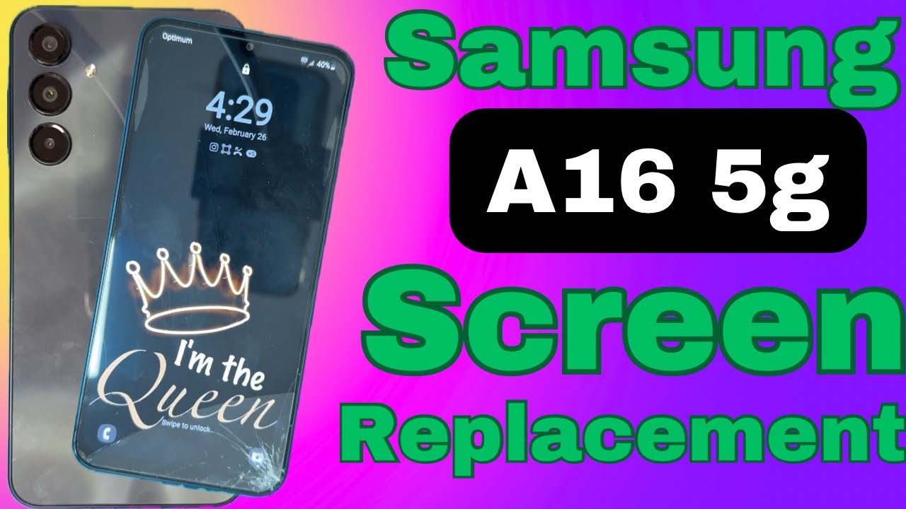 Samsung Galaxy A16 5G screen replacement￼ A166
