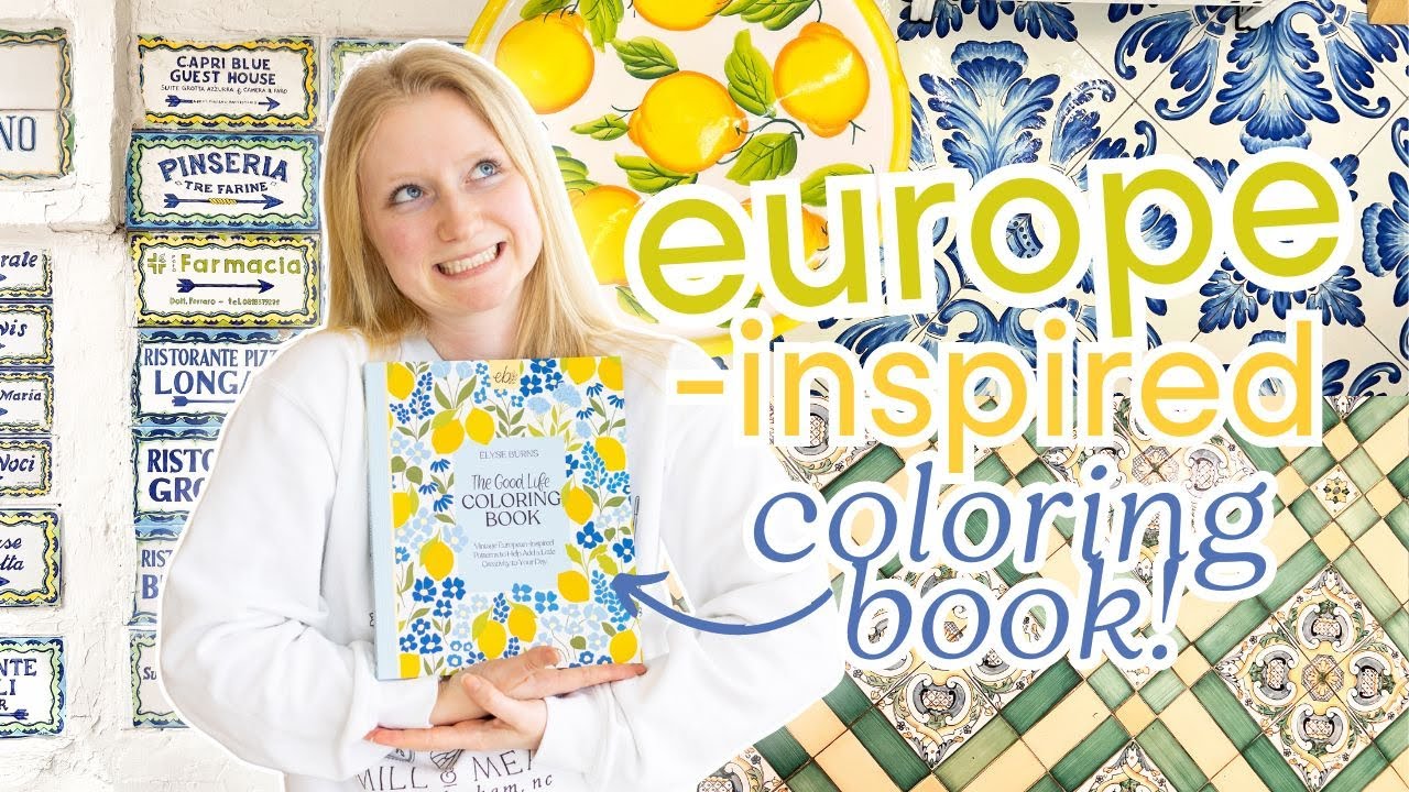SNEAK PEEK at my NEW adult COLORING BOOK! Hear the inspo and stories behind my favorite pages!