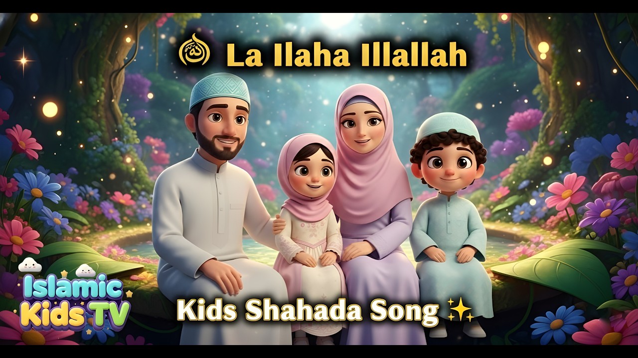 🕋 La Ilaha Illallah | Shahada Kids Song ✨ Bismillah Fun