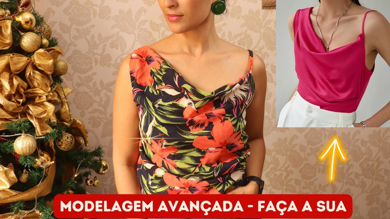Modelagem Avançada Blusa Drapeada - Aula Completa