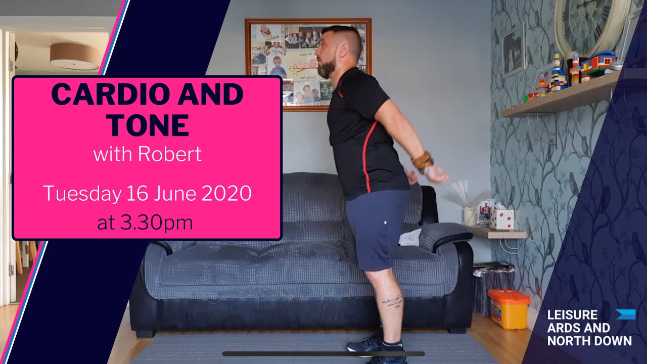 CARDIO AND TONE with Robert - Tuesday 16 June at 3.30pm