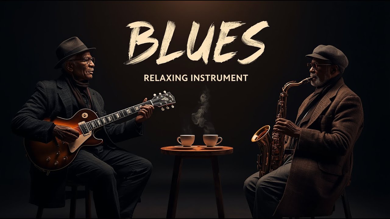 Moody Deep Blues Guitar | Slow Relaxing Instrumental #343