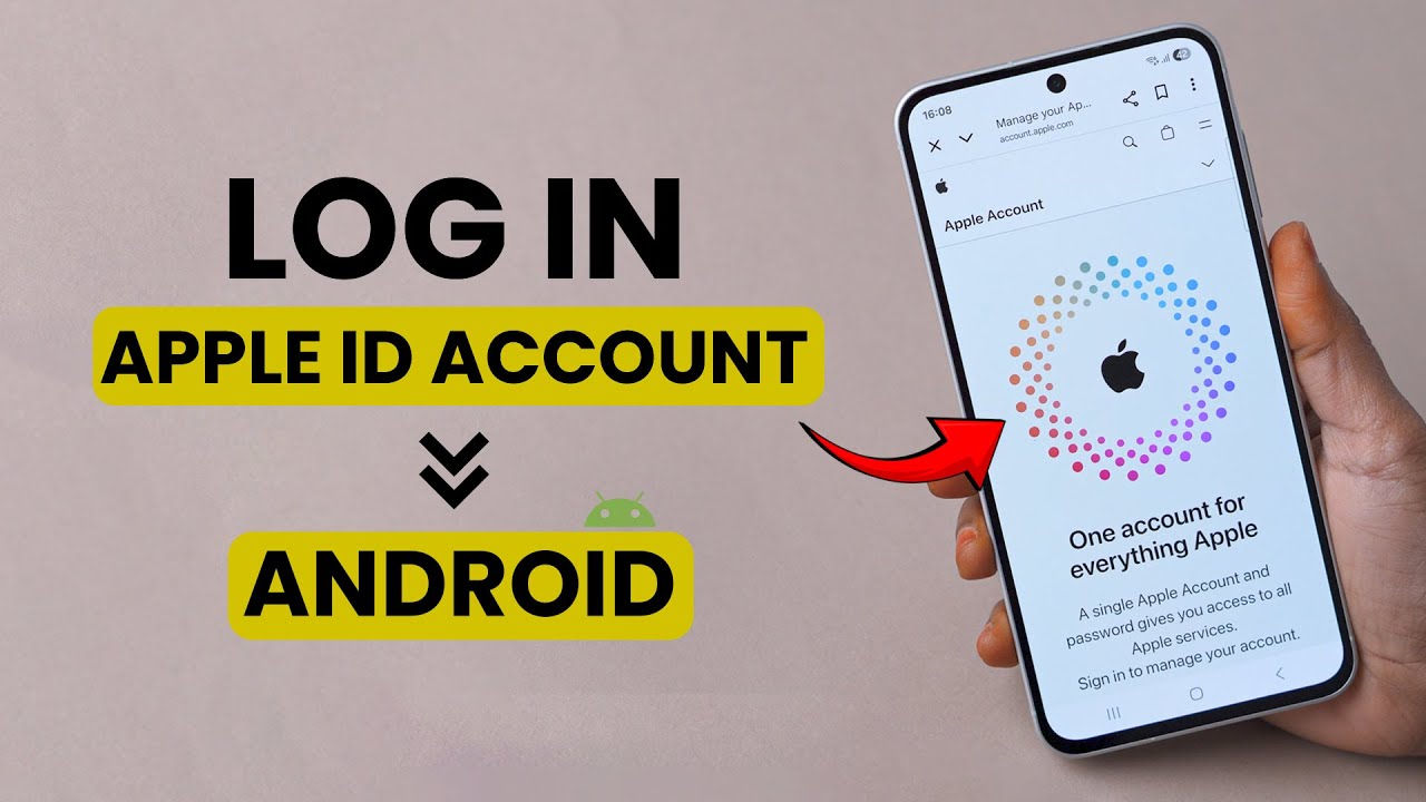 How to Log In to Apple ID Account on Android?