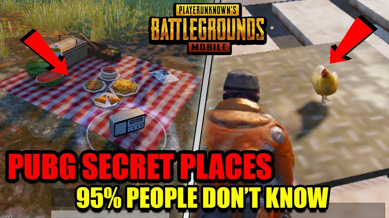 99% PEOPLE DON'T KNOW: PUBG MOBILE NEW SECRET PLACES