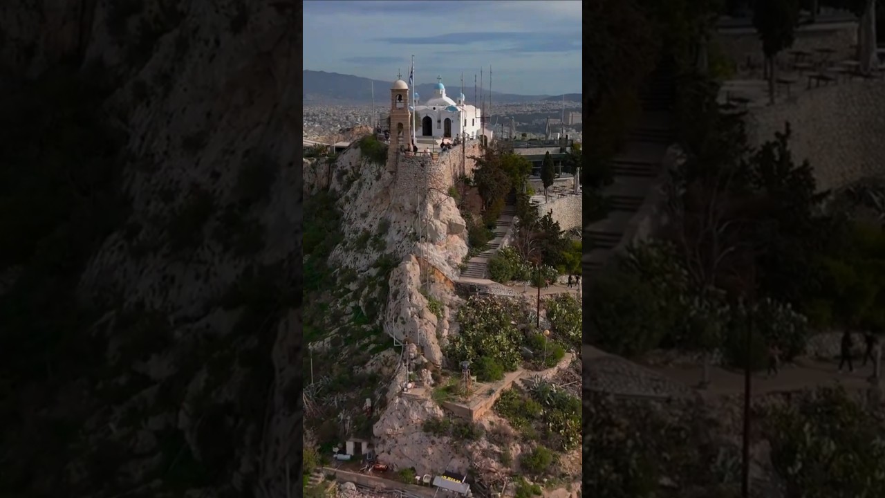 Lycabettus Hill Top View of Athens #greece #europe