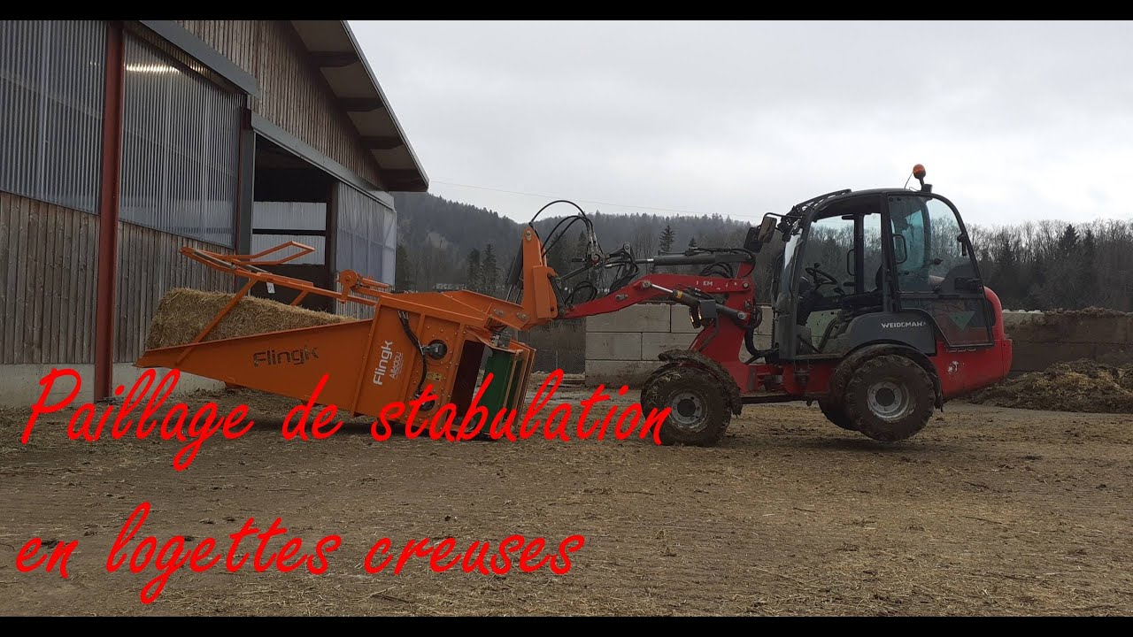 [GoPro] Paillage de stabulation en logettes creuses, Jura(39)