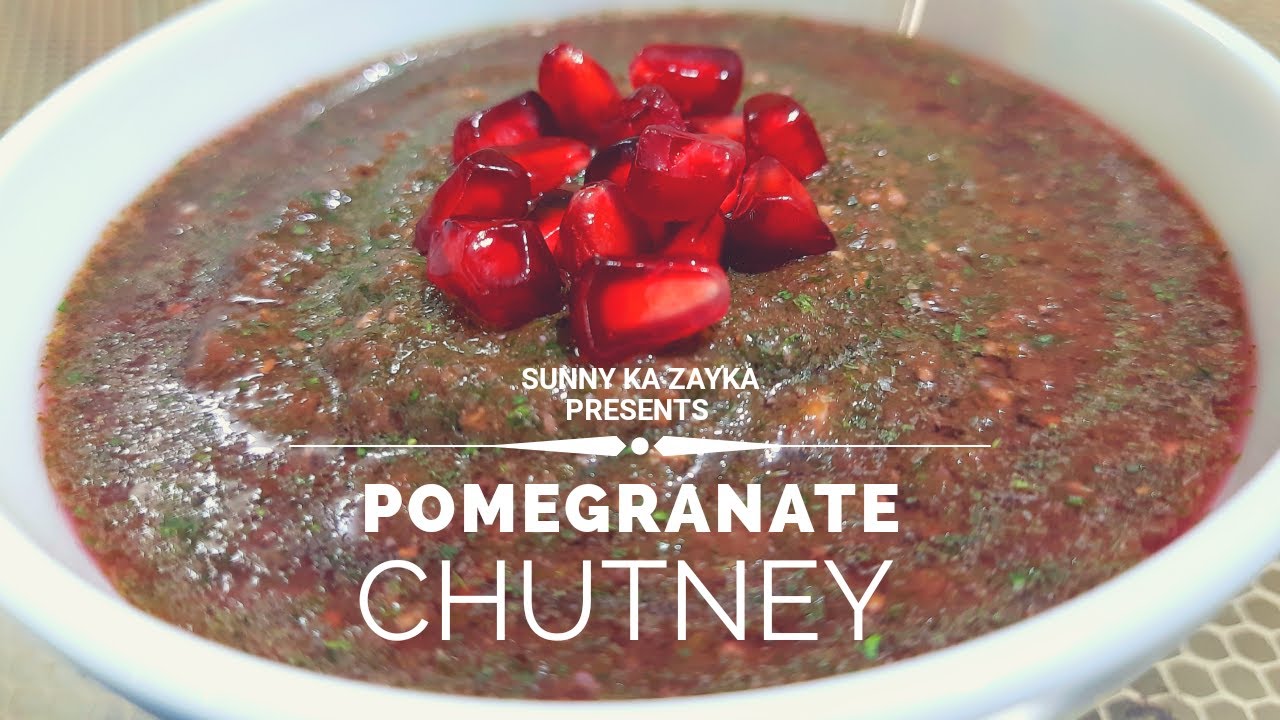Pomegranate Chutney । खट्टी-मीठी अनार चटनी । Instant Sweet, Sour & Spicy Pomegranate Chutney