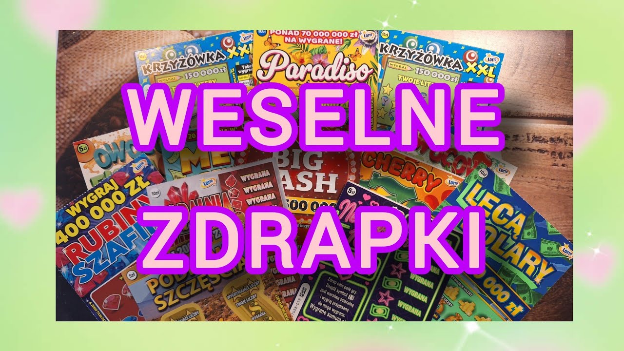Zdrapki z #19  z okazji wesela #wygrana #lotto #zdrapki