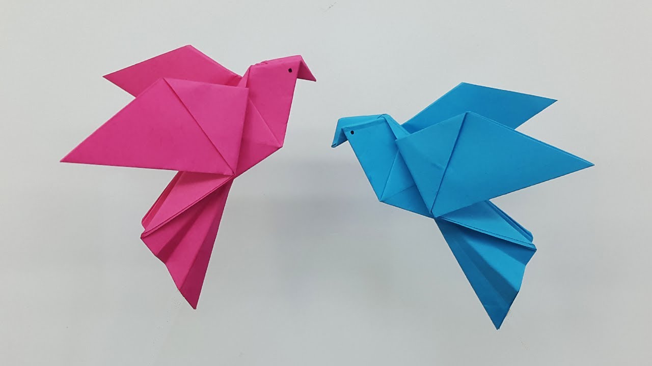 3D Paper Birds Making Tutorial | Easy Origami | How to Make a Paper Bird | DIY Crafts