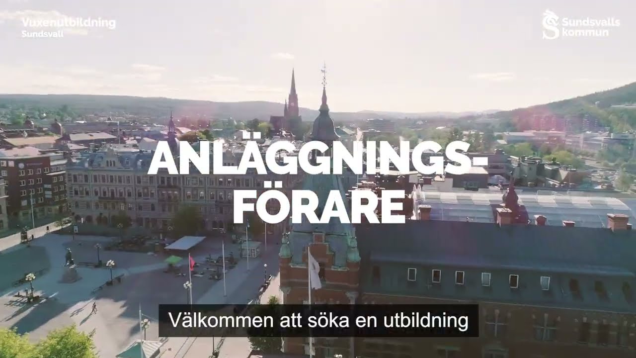 Anl&auml;ggningsf&ouml;rare -Vuxenutbildning Sundsvall