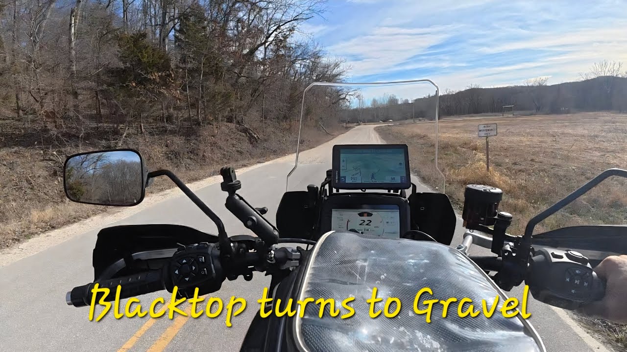 Harley-Davidson Pan-America  riding back roads around Lake of the Ozarks Missouri 