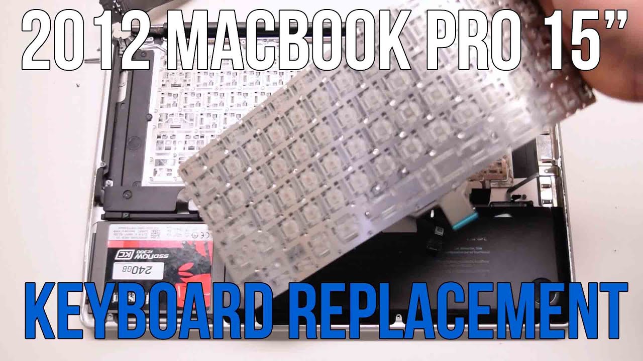 Замена клавиатуры Macbook Pro 15