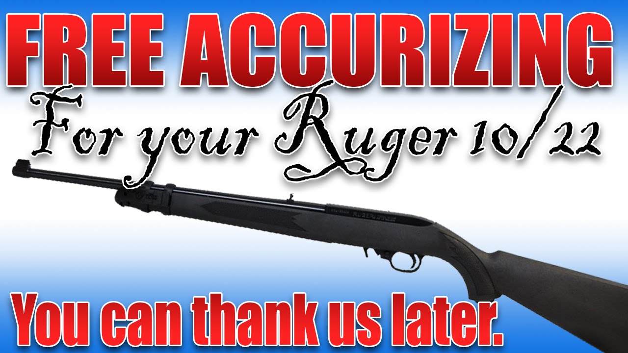 FREE ACCURACY!!! DIY Tune your Ruger 10/22 Takedown Screw for BIG GAINS and SMALL GROUPS!