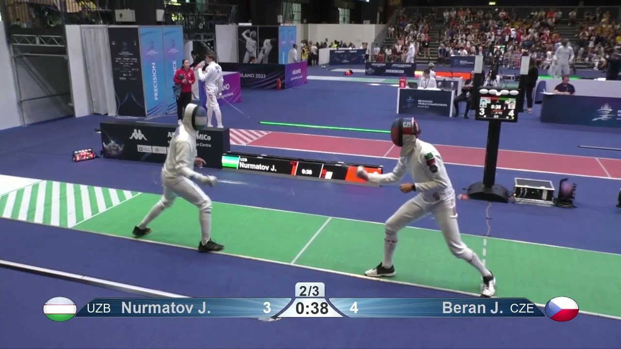 2023 242 T64 19 E M Individual Milano ITA WCH 7 BERAN CZE vs NURMATOV UZB