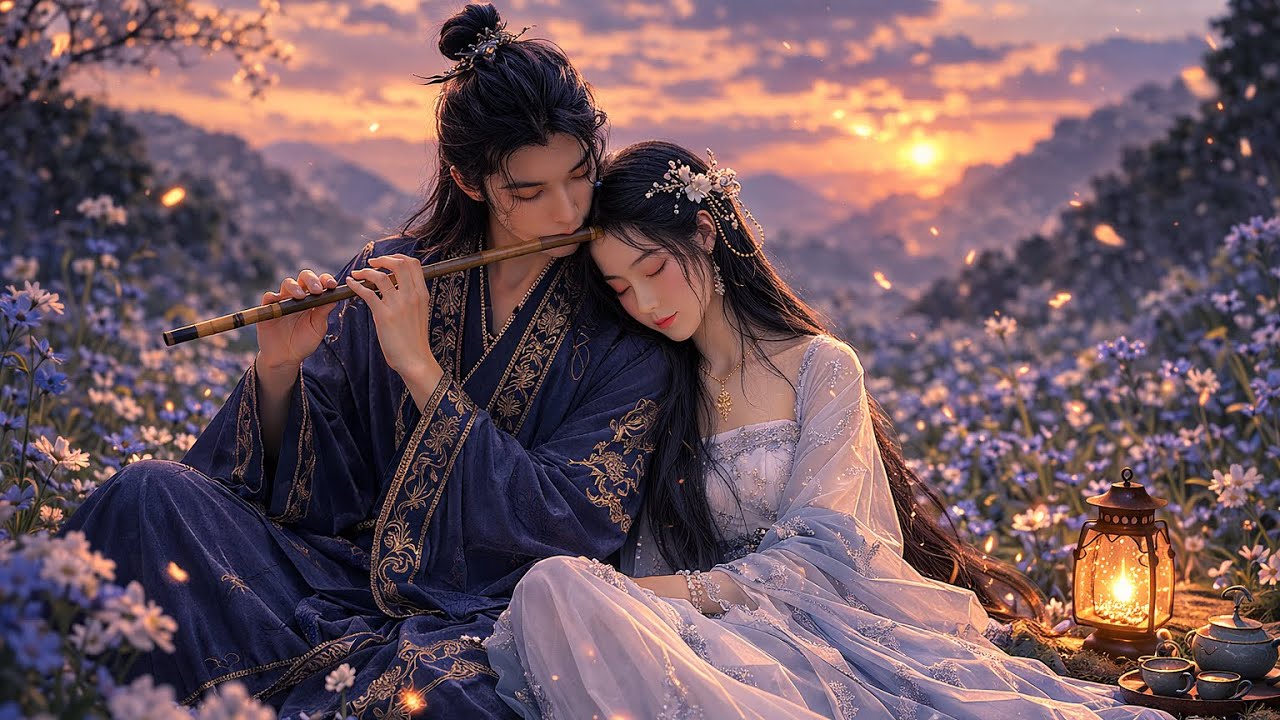 Ancient Chinese Flute & Erhu Music | Blended with Modern Ambient Sounds | Deep Calm Music 