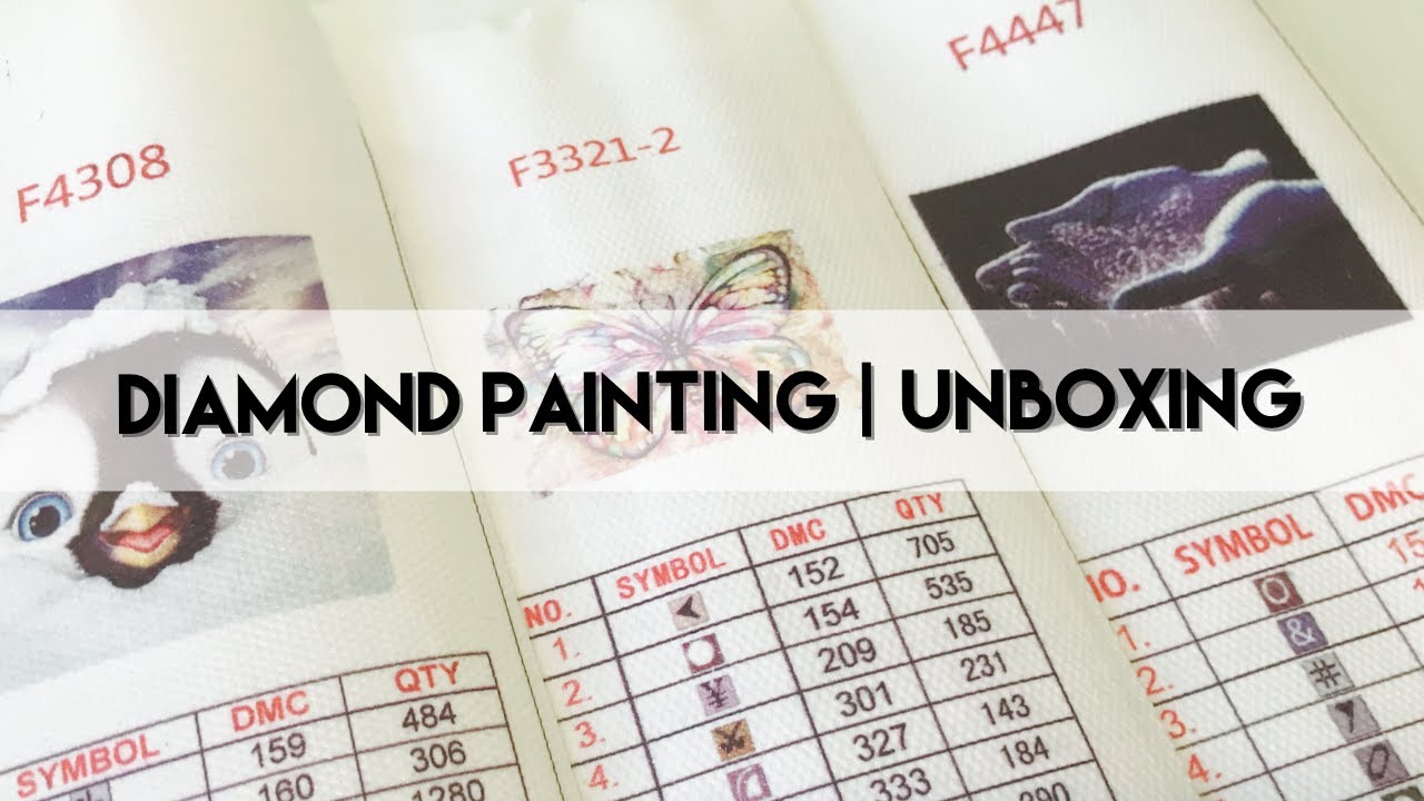 Diamond Painting - Unboxing Huacan with Canvas Issues