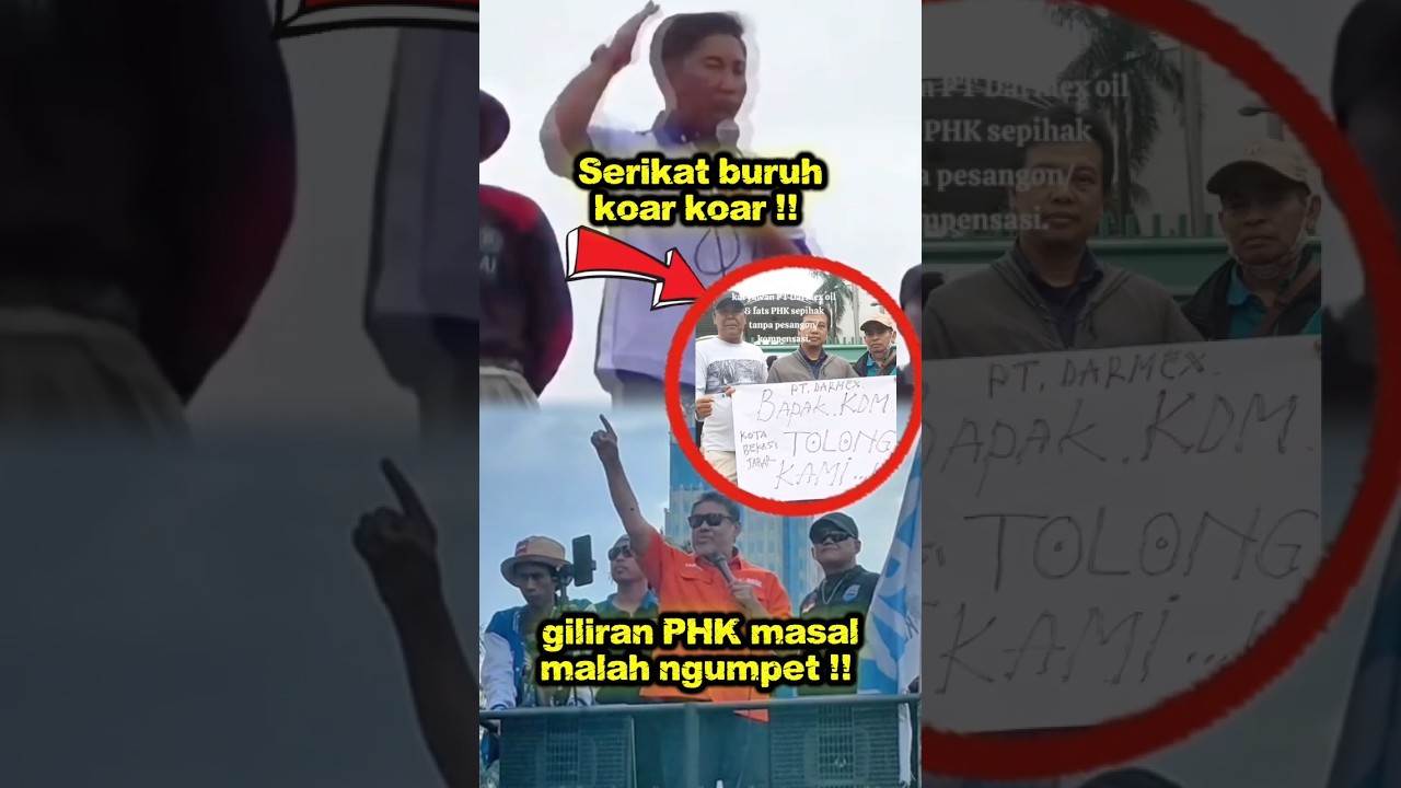 Where are Suparno & Said Iqbal, when their members were laid off⁉️#laborunion #dedimulyadi