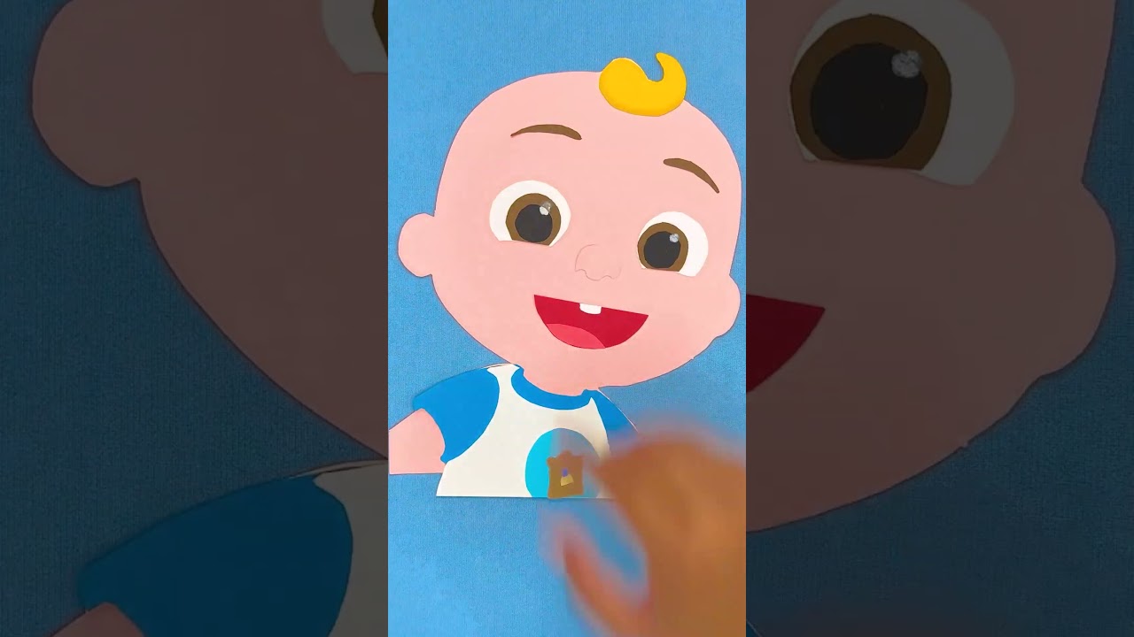 DIY puzzle JJ en papier !👶🐳 #chansonspourb&eacute;b&eacute;s  #cocomelon #puzzle