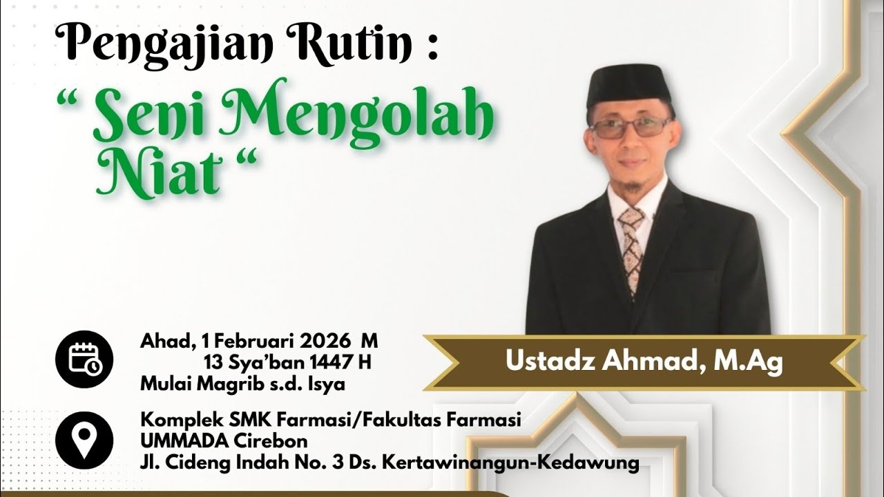 Seni Mengolah NIAT