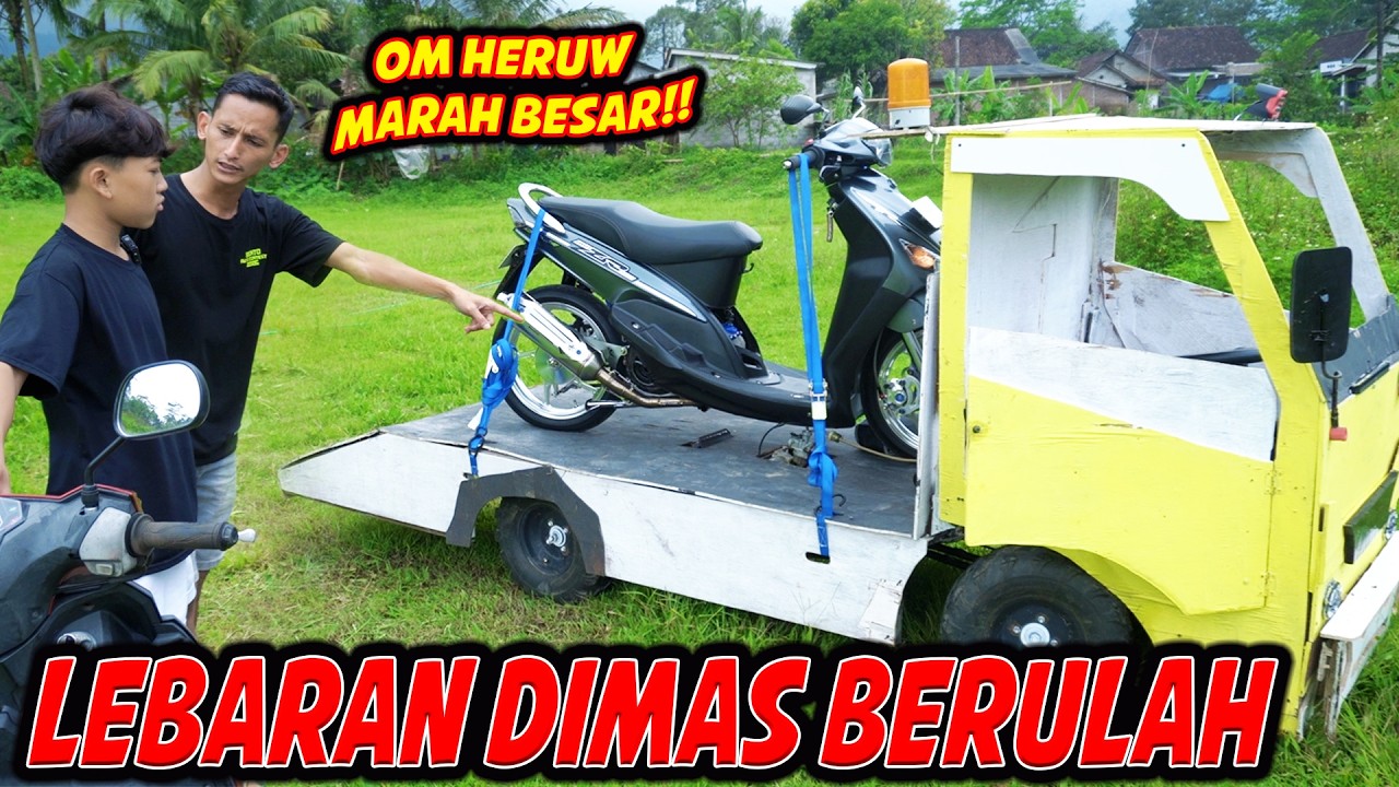 PRANK!! DIMAS KERJAIN MAS HERU MOTOR KESAYANGANNYA DIMUAT DI TOWING DAN DIBUAT OFFROAD..🤣🤣