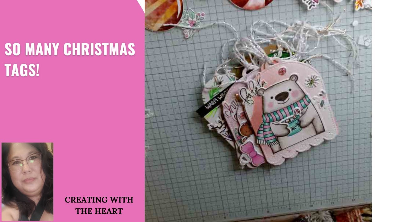 Множество оригинальных рождественских бирок от Tim Holtz, Sunny Studio и других производителей.