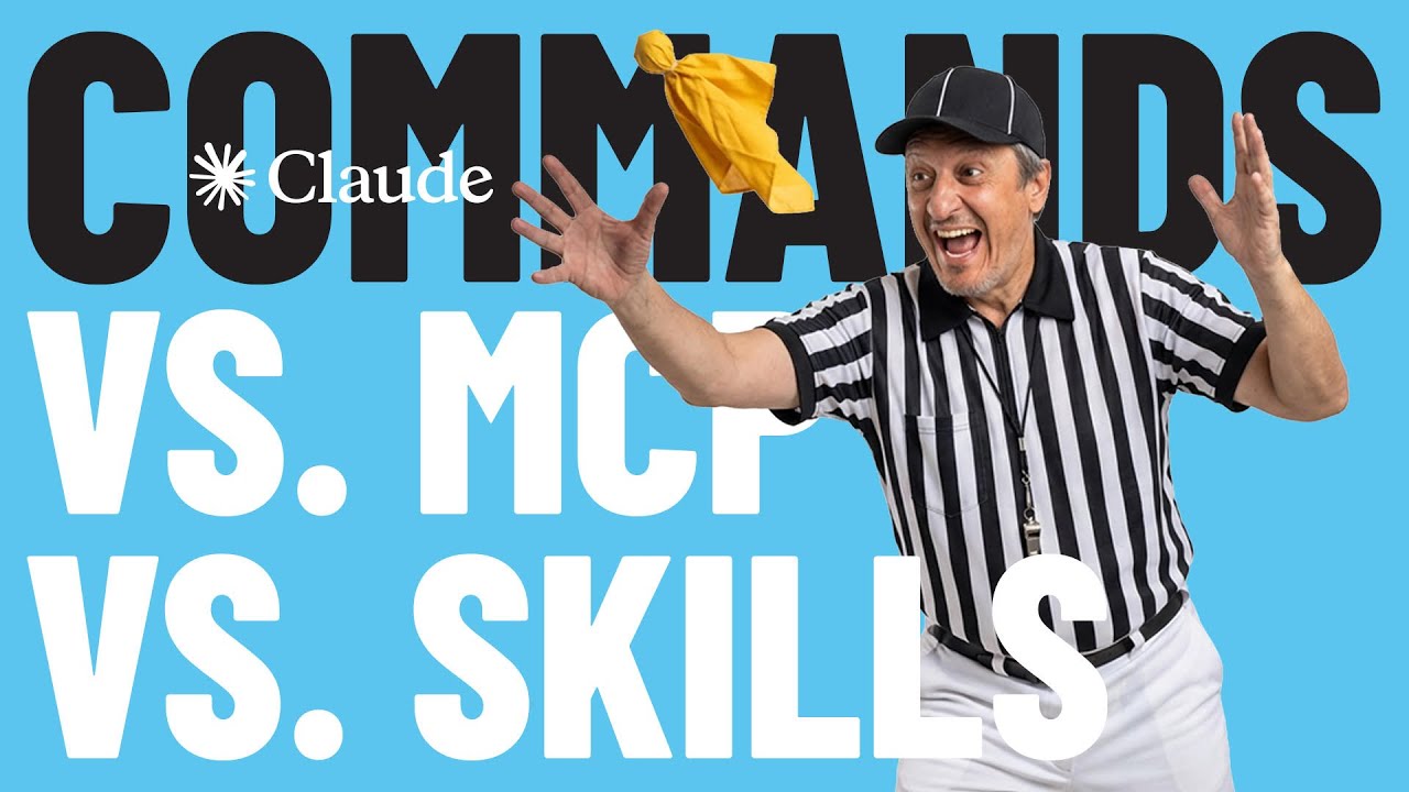 Commands vs MCP vs Skills (What I Use)