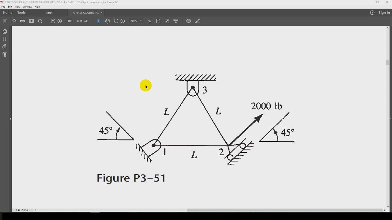 ABAQUS #3: A Truss with Rotated Support